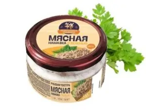 Намазка мясная с зеленью стекло 200 гр