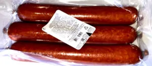 КОЛБАСНОЕ ИЗДЕЛИЕ ВАРЕНО-КОПЧЕНОЕ МЯСНОЕ. КОЛБАСА «СЕРВЕЛАТ БАРБАДОС» ВЫСШЕГО СОРТА ОХЛАЖДЕННАЯ