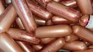 САРДЕЛЬКИ ВАРЕНЫЕ ИЗ МЯСА ПТИЦЫ "СОЧНЫЕ ЛЮКС" ПЕРВОГО СОРТА ОХЛАЖДЕННЫЕ